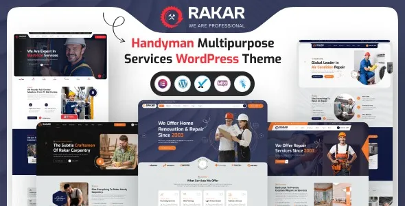 Rakar – Multipurpose Services WordPress Theme