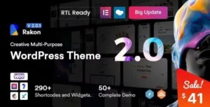 Rakon – Creative Multi-Purpose WordPress Theme