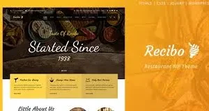 Receipt – Restaurant WordPress