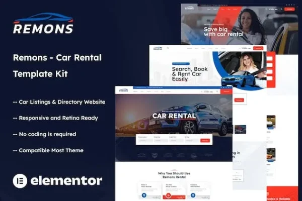 Remons – Booking Rental Theme WordPress