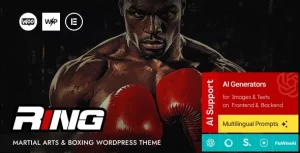 Ring – Martial Arts & Boxing WordPress Theme