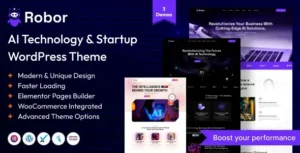Robor – AI and Automation Integration WordPress Theme