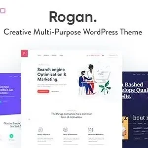 Rogan – Creative Multipurpose WordPress Theme for Agency, Saas, Portfolio