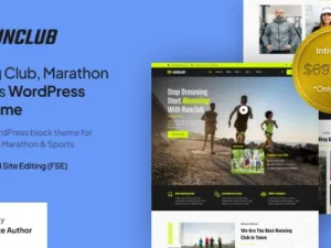 Runclub – Running Club, Marathon & Sports FSE WordPress Theme