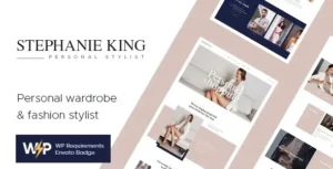 S.King – Personal Stylist and Fashion Blogger WordPress Theme
