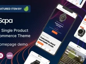 Sapa – Product Landing Page WooCommerce Theme