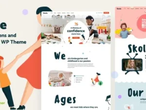 Skole School Kindergarten WordPress Elementor Theme