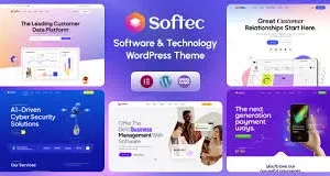Softec – Software & Technology WordPress Theme + RTL