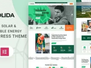 Solida – Solar & Renewable Energy WordPress Theme