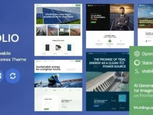 Solio – Solar & Renewable Energy WordPress Theme