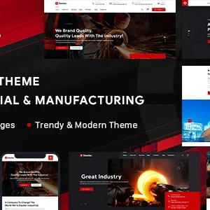 Steeler Industrial & Manufacturing WordPress Theme