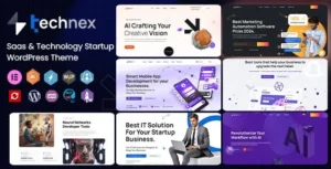 Technex – Elementor Technology & Software WordPress Theme