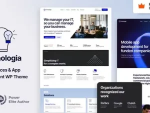 Tecnologia IT SAAS Software Technology WordPress Theme