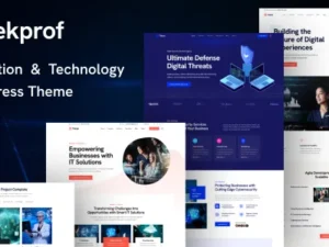 Tekprof – IT Solution & Technology Theme