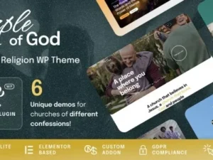 Temple of God – Religion and Church WordPress Theme
