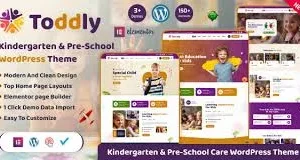 Toddly – ​​Kids & Kindergarten WordPress Theme