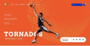 Tornados – Basketball NBA Team WordPress Theme
