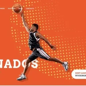 Tornados – Basketball NBA Team WordPress Theme