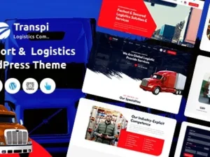 Transpi – Logistics and Transportation WordPress Theme