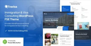 Travisa – Immigration & Visa Consulting FSE WordPress Theme