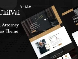 Ukilvai – Lawyer & Attorney WordPress Theme
