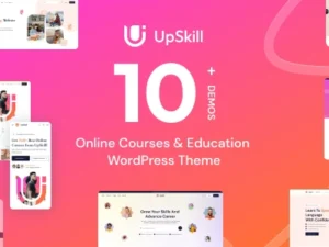 UpSkill Education Online Courses LMS WordPress Theme