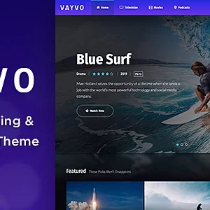 Vayvo Media Streaming & Membership WordPress Theme
