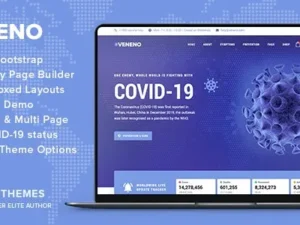 Veneno – Coronavirus Information WordPress Theme