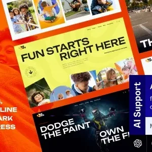 Venture – Karting, Trampoline & Kids Park WordPress Theme