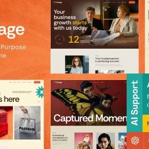 Vintage – Retro Flat Multi-Purpose WordPress Theme