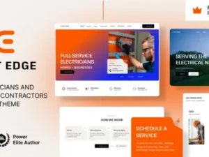 VoltEdge – Electrician Electrical Contractor WordPress Theme