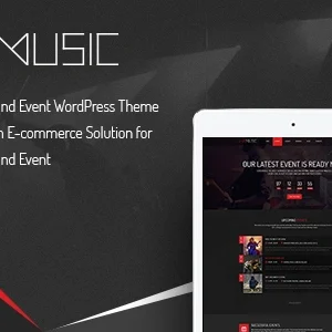 WeMusic Music Band Event WordPress Theme