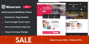 Wesecure Home Security WordPress Theme