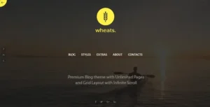 Wheats – Blogging WordPress Theme