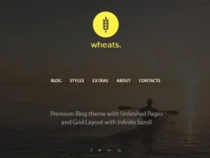 Wheats – Blogging WordPress Theme
