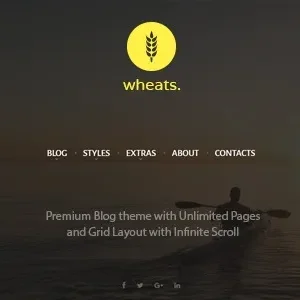 Wheats – Blogging WordPress Theme