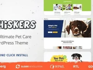 Whiskers – Pets Store, Vet Clinic, Animal Adoption Theme