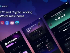 Xeco – ICO & Crypto Landing WordPress Theme