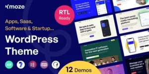 Xmoze – Saas Software Startup WordPress