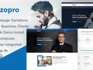 Xzopro – Finance And Business WordPress Theme