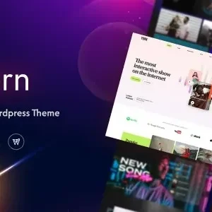 Yorn Music & Video WordPress Theme