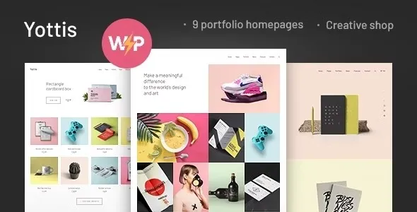 Yottis – Personal Creative Portfolio WordPress Theme + Store