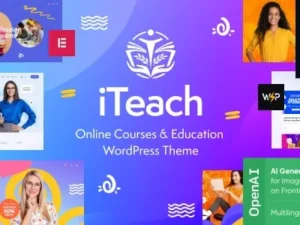 iTeach – Online Courses & Education WordPress Theme