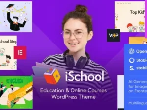 iSchool – Education & Online Courses WordPress Theme