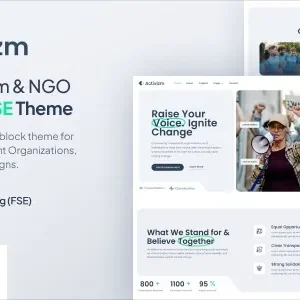 Activizm – Social Activism & NGO Gutenverse FSE WordPress Theme