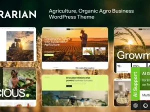 Agrarian – Agriculture Company & Organic Farm WordPress Theme