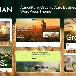 Agrarian – Agriculture Company & Organic Farm WordPress Theme