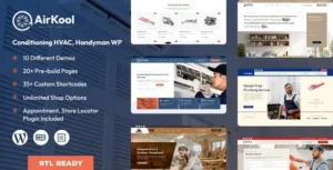 Air Kool – Conditioning HVAC, Handyman WordPress
