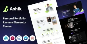 Ashik – Personal Portfolio WordPress Theme