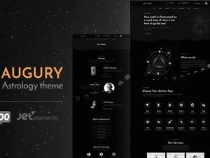 Augury – Horoscope, Astrology WordPress Theme